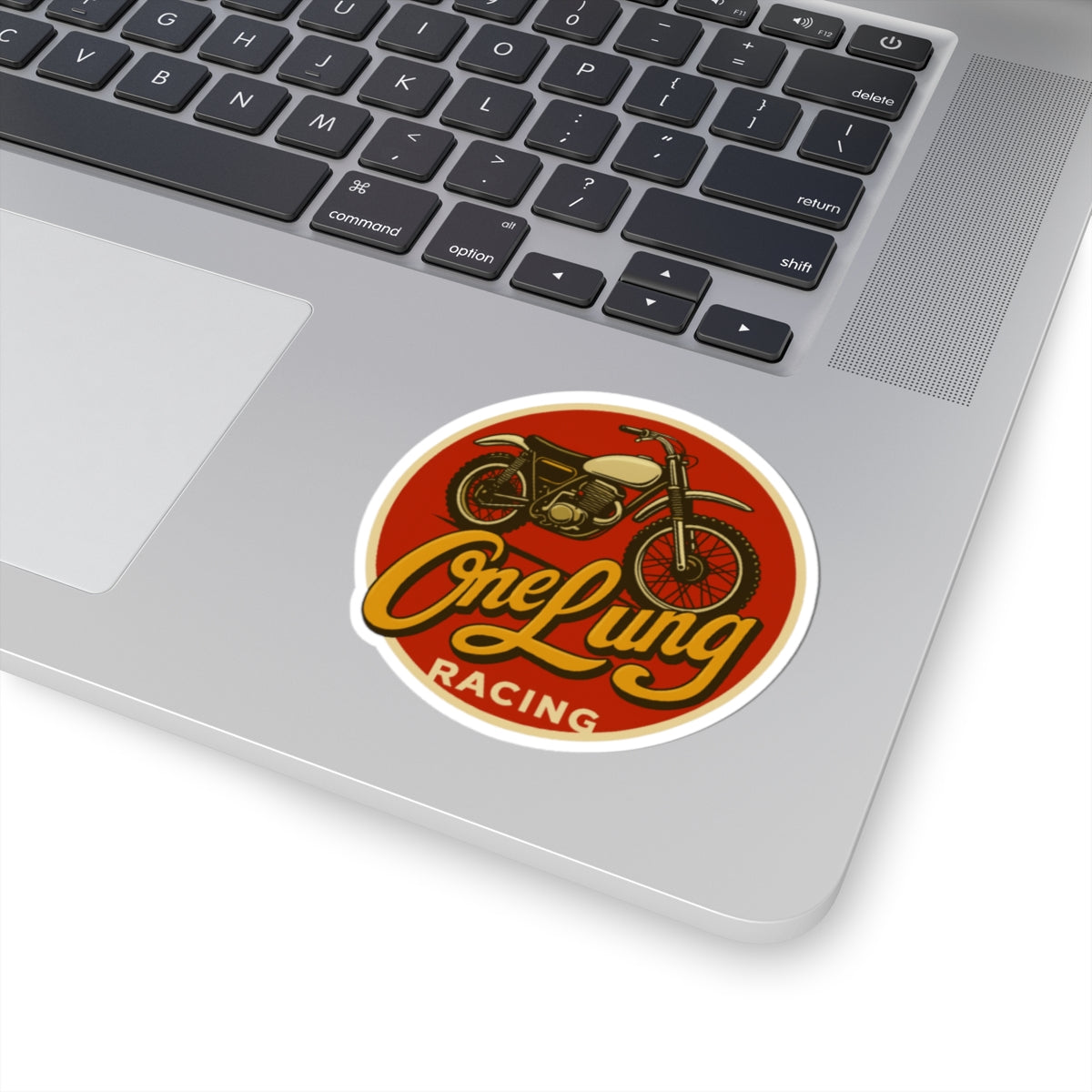 One Lung Racing Logo Sticker