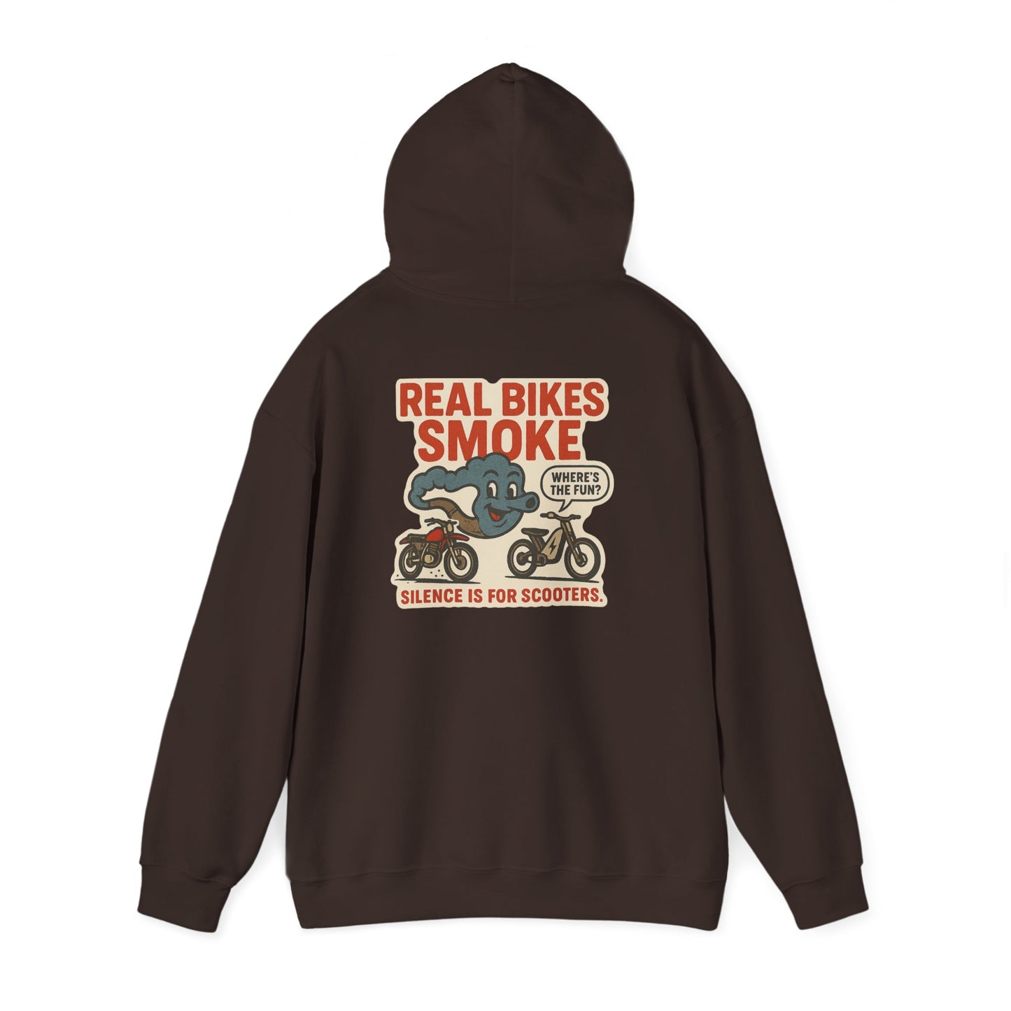 Real Bikes Smoke - One Lung Racing Hoodie