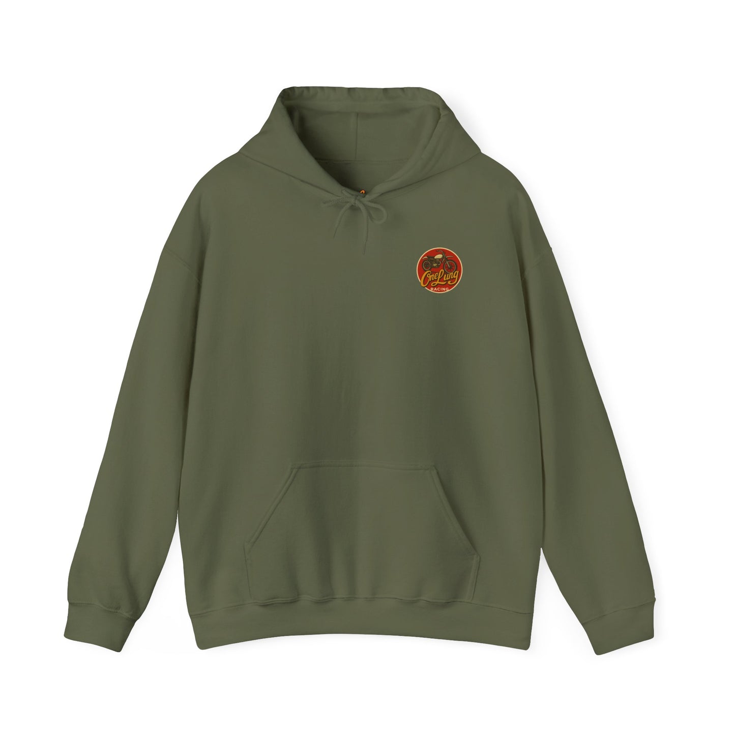 Real Bikes Smoke - One Lung Racing Hoodie