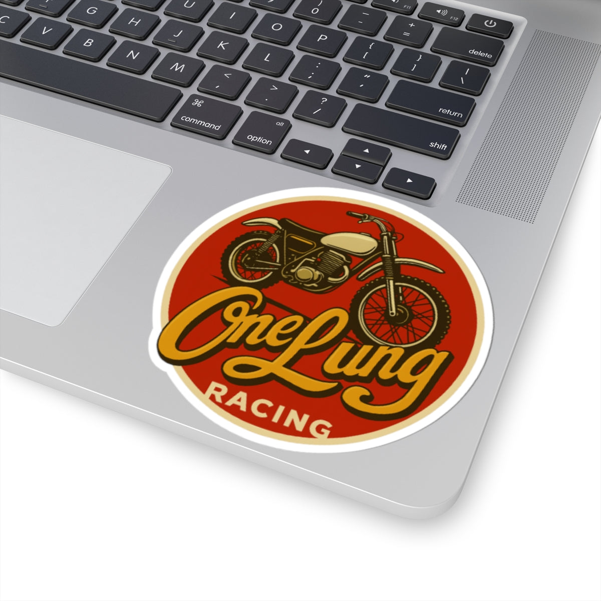 One Lung Racing Logo Sticker